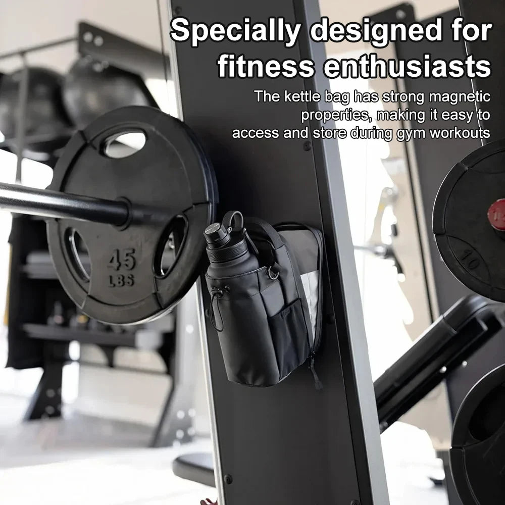 Magnetic Gym Bag / Water Bottle Holder