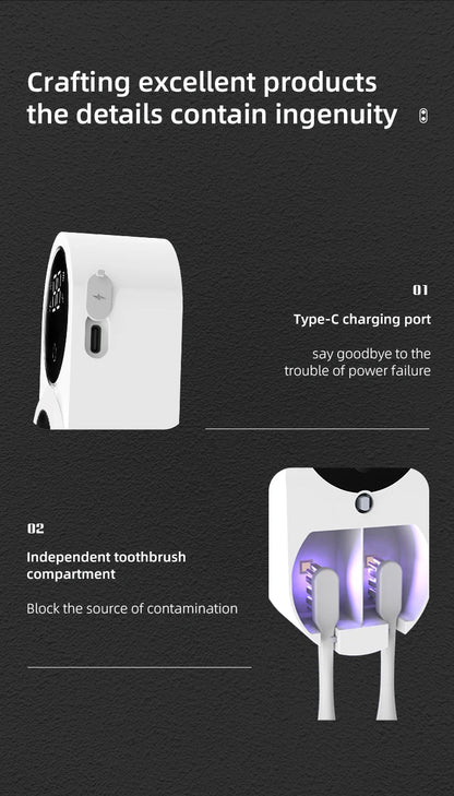 Portable UV Toothbrush Steriliser